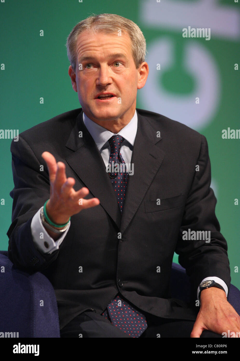 OWEN PATERSON MP SECRETARY OF STATE FOR NORTHER 02 October 2011 MANCHESTER CENTRAL MANCHESTER ENGLAND Stock Photo