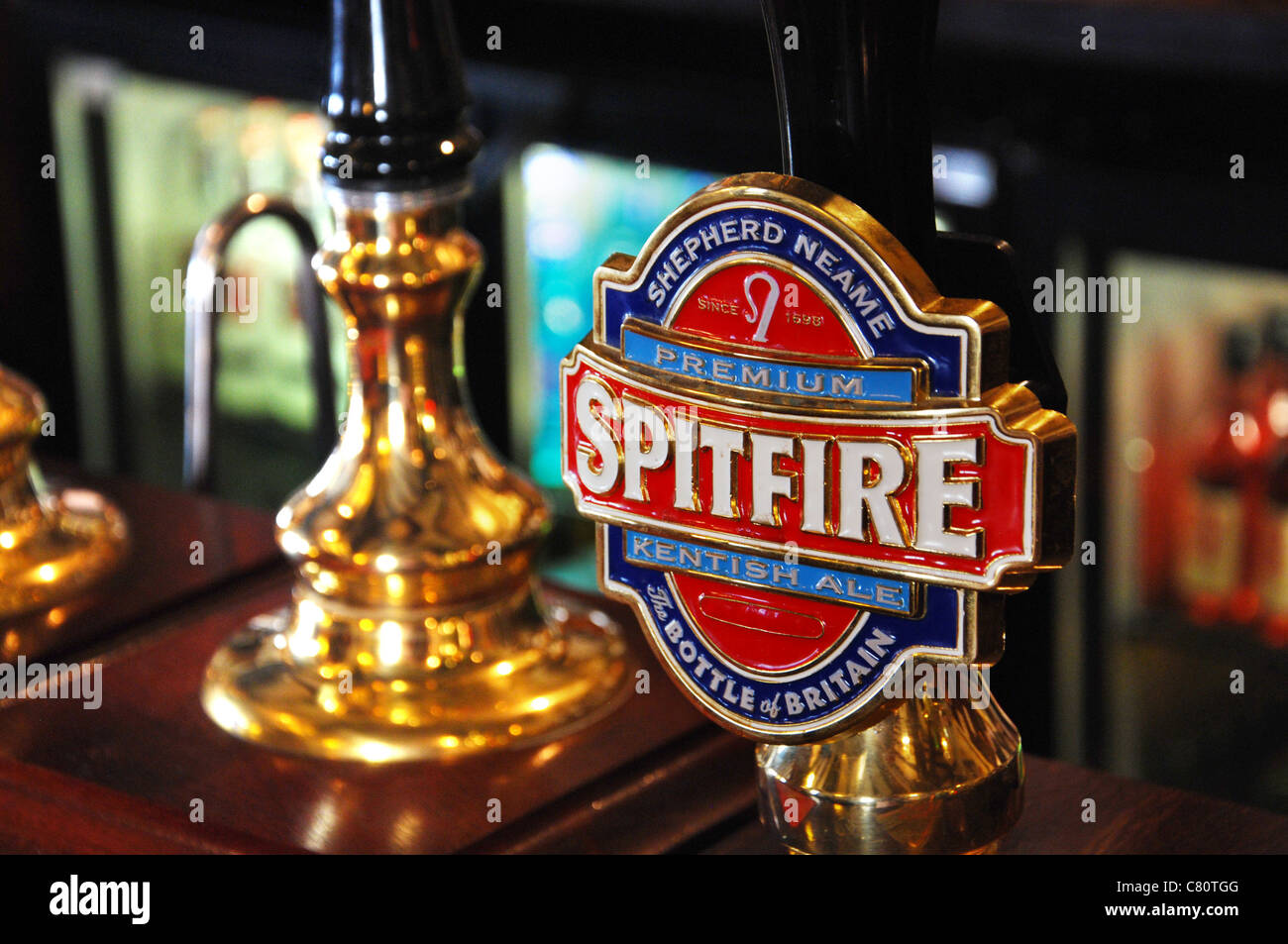 Spitfire draft beer Stock Photo Alamy