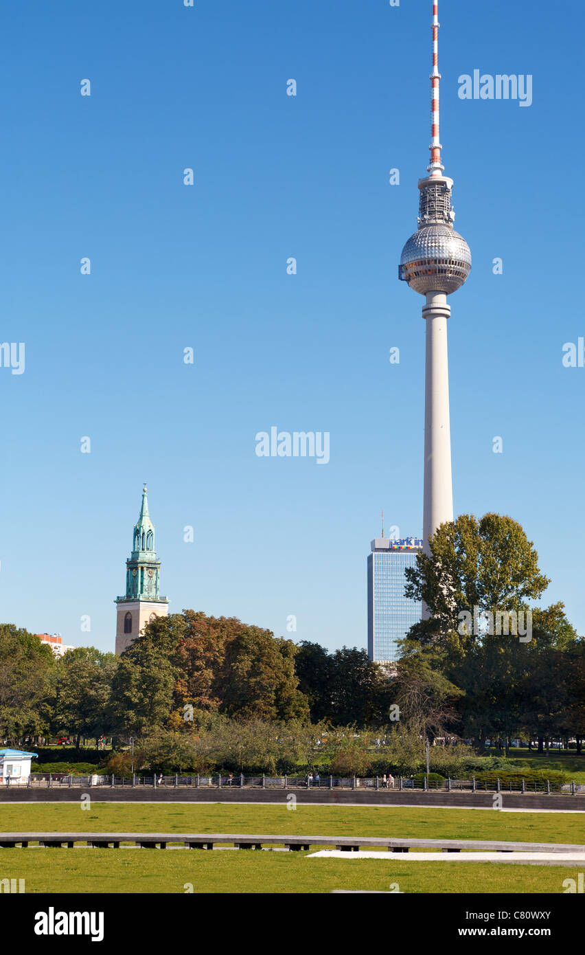 Television Tower, Berlin, Germany Stock Photo