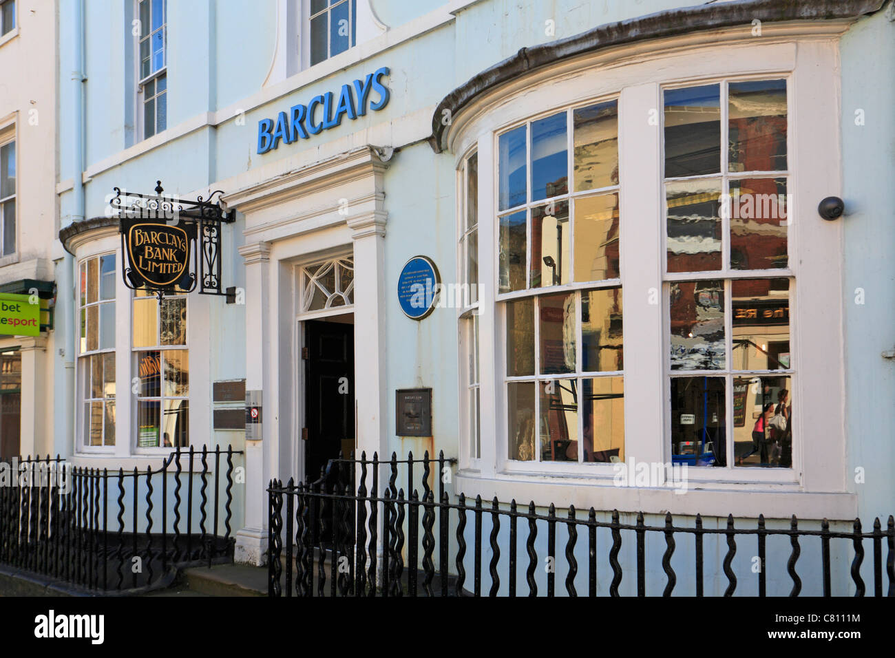 Barclays Bank in Market Place, Pontefract, West Yorkshire, England, UK. Stock Photo