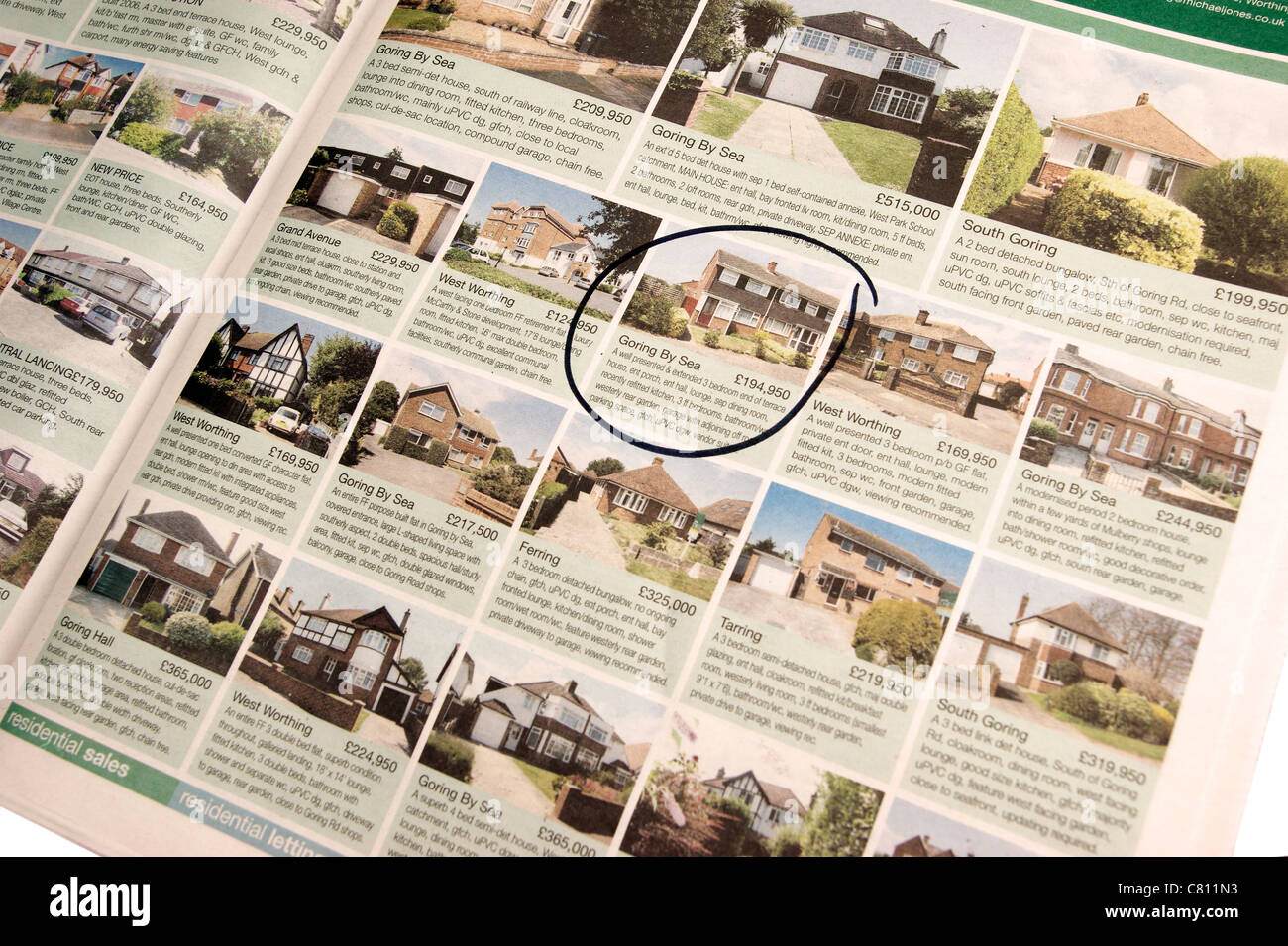 Affordable homes / properties for sale marked off in property pages of