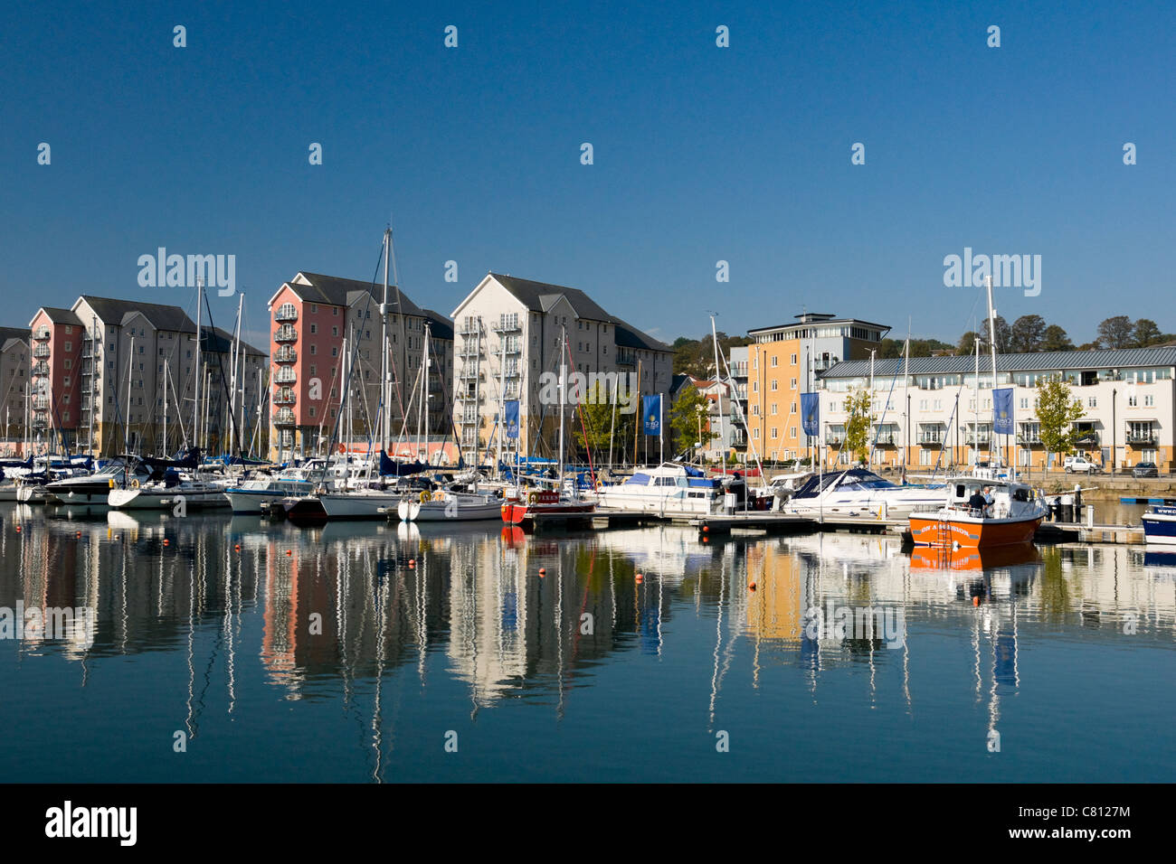 Portishead Marina Somerset england UK Stock Photo Alamy