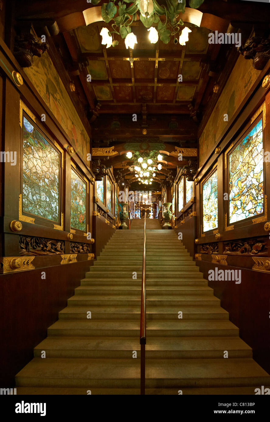 interior shot of Japanese Tower, Brussels, Belgium, Europe Stock Photo Alamy