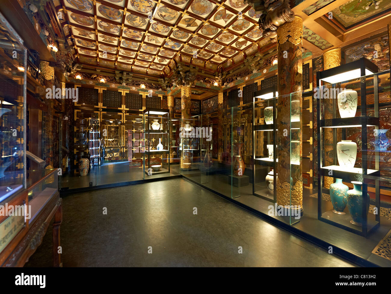 Interior shot japanese tower brussels hires stock photography and