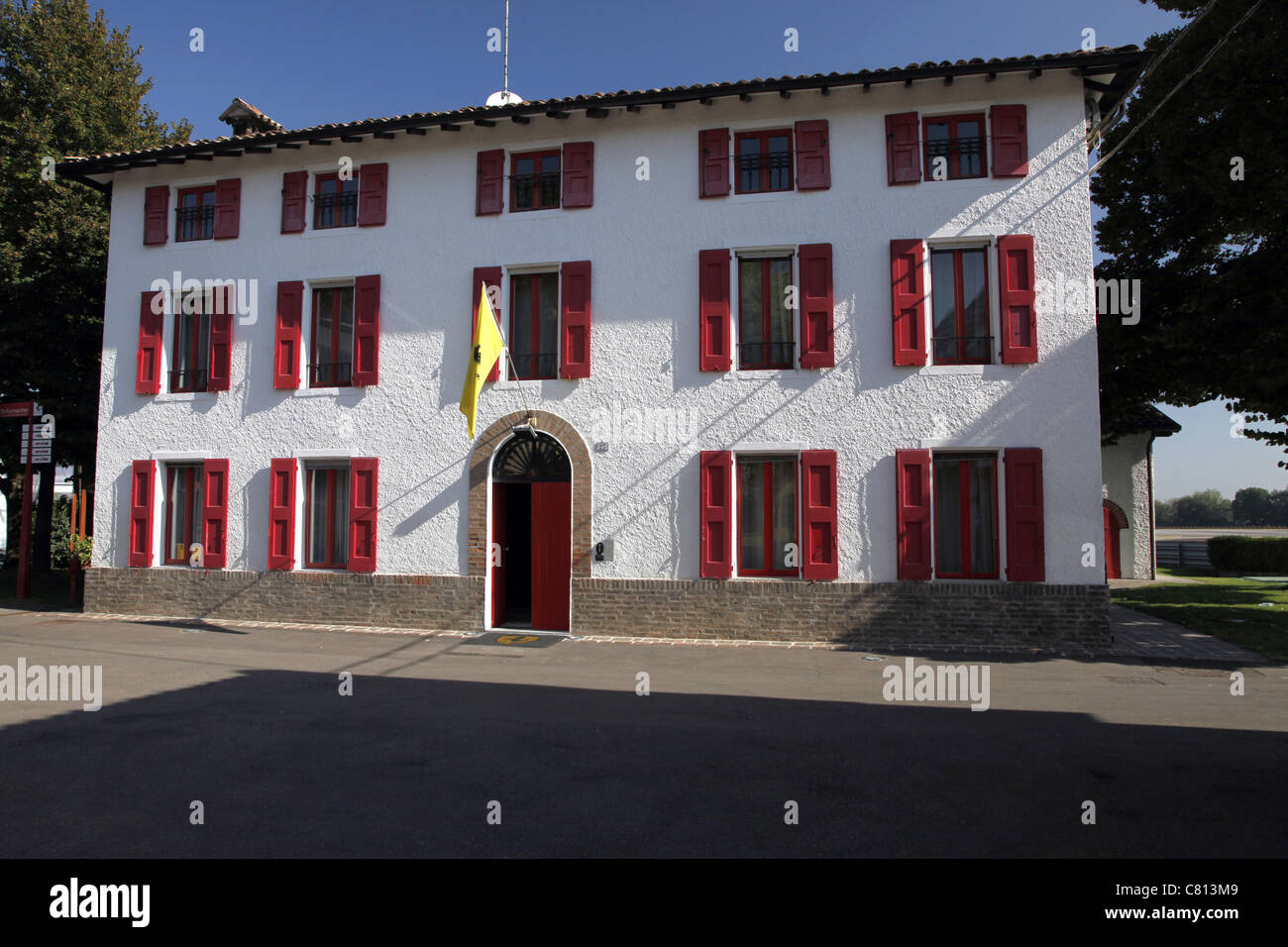 ENZO FERRARI WHITE HOUSE MARANELLO ITALY  2011 Stock Photo