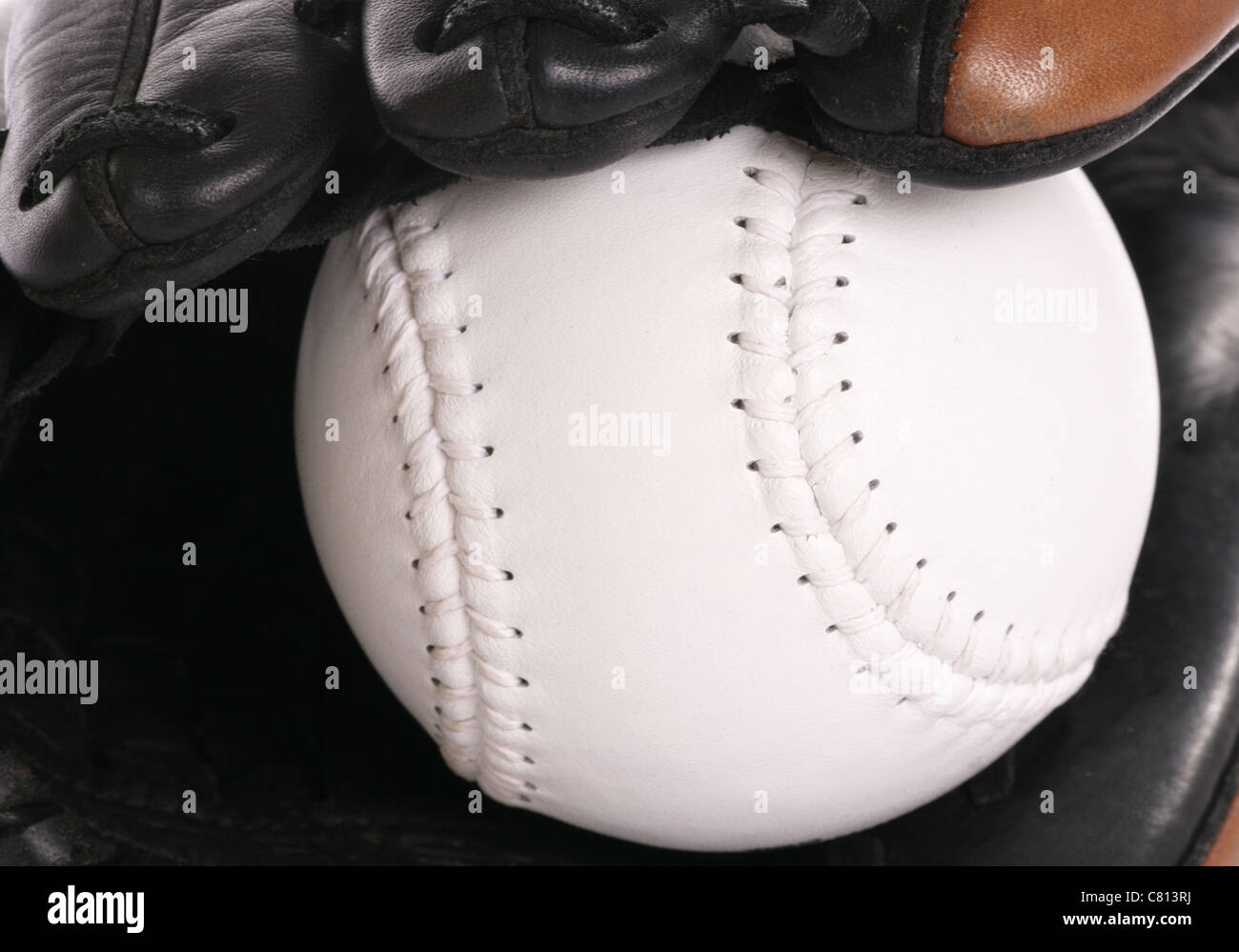 The inside of a softball hires stock photography and images Alamy