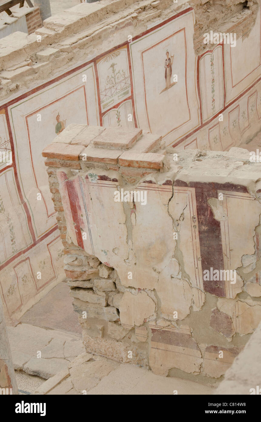 Turkey, Ephesus, Terrace Houses. Ancient Roman villas once inhabited by