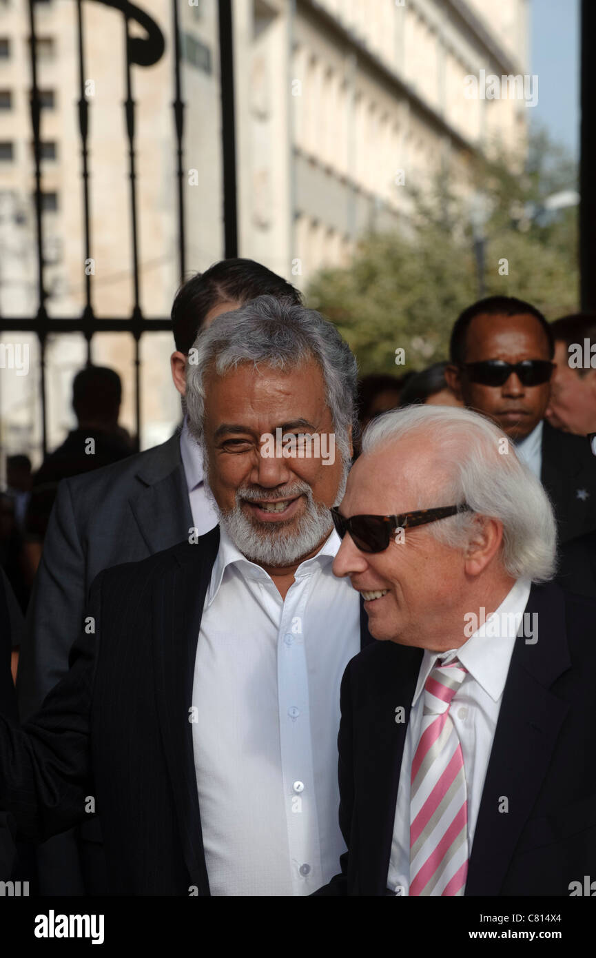 East Timor prime minister Xanana Gusmão Stock Photo