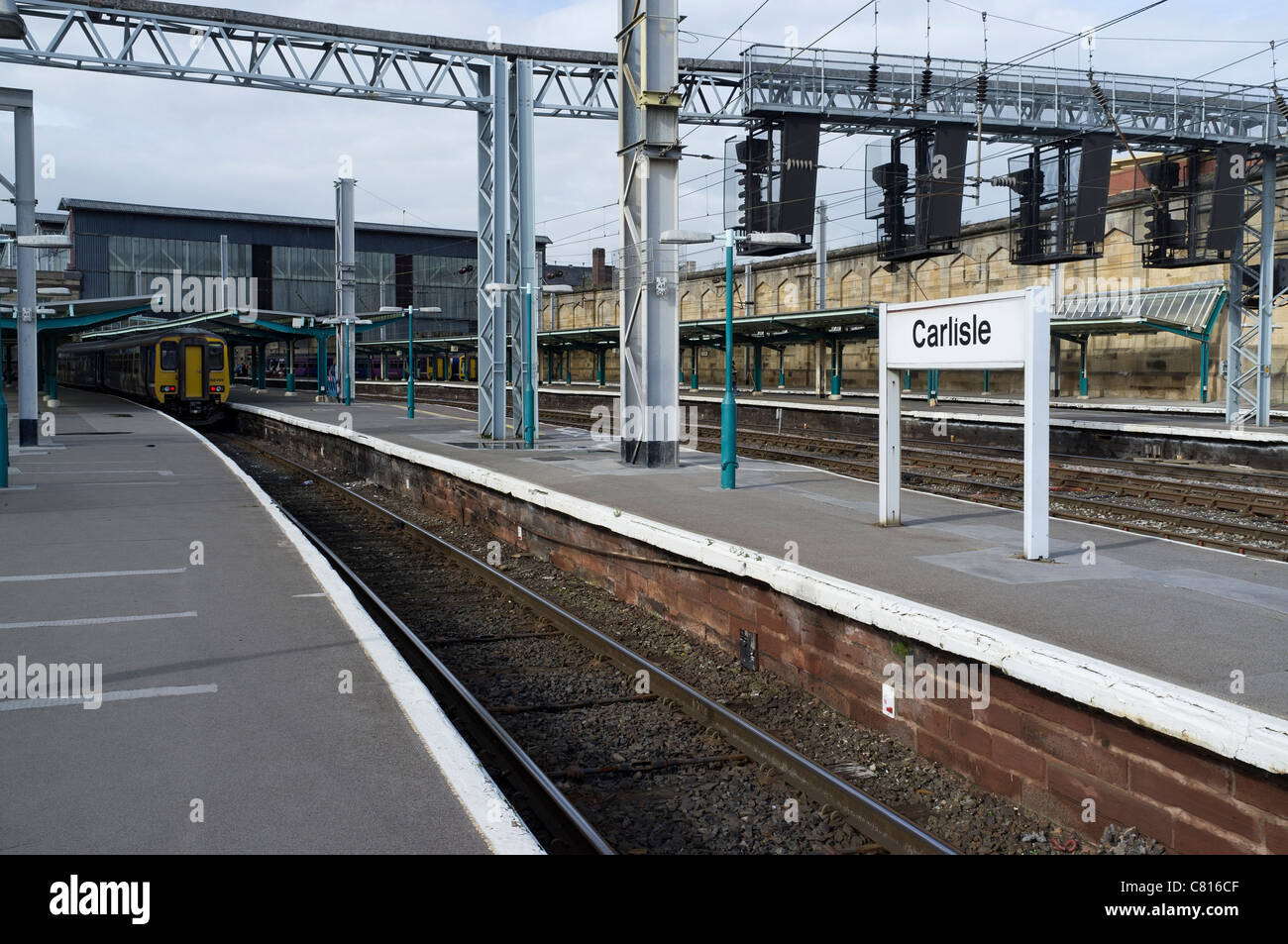 Carlisle Railway Station Stock Photo