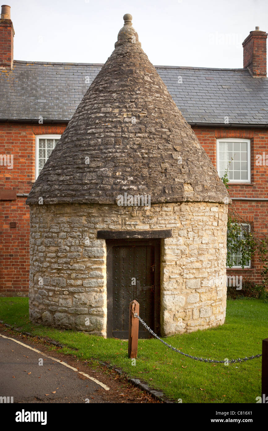 The Old Village Lock Up Gaol or Blind House in Harrold Bedfordshire