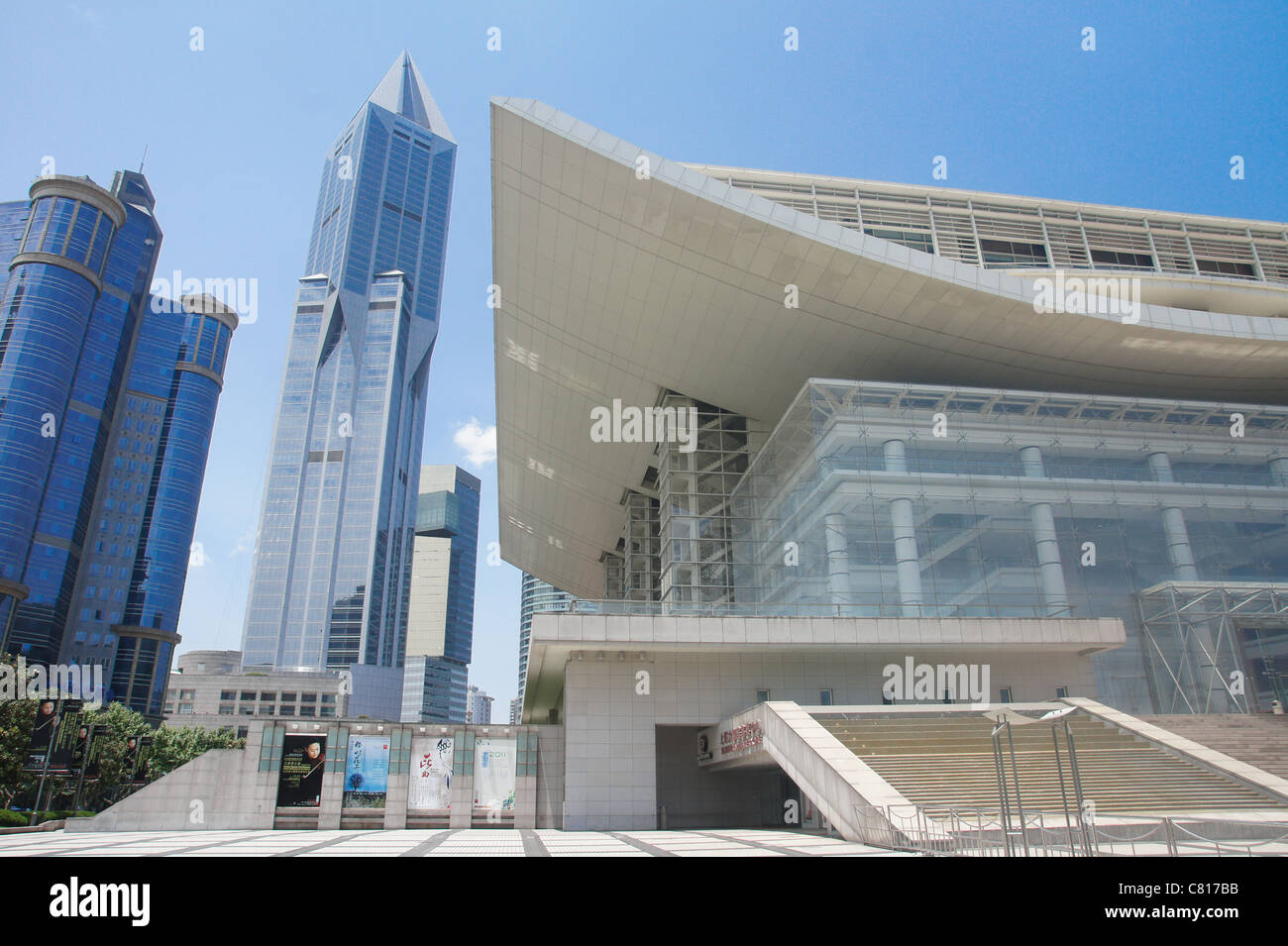 Opera building in Shanghai, China Stock Photo