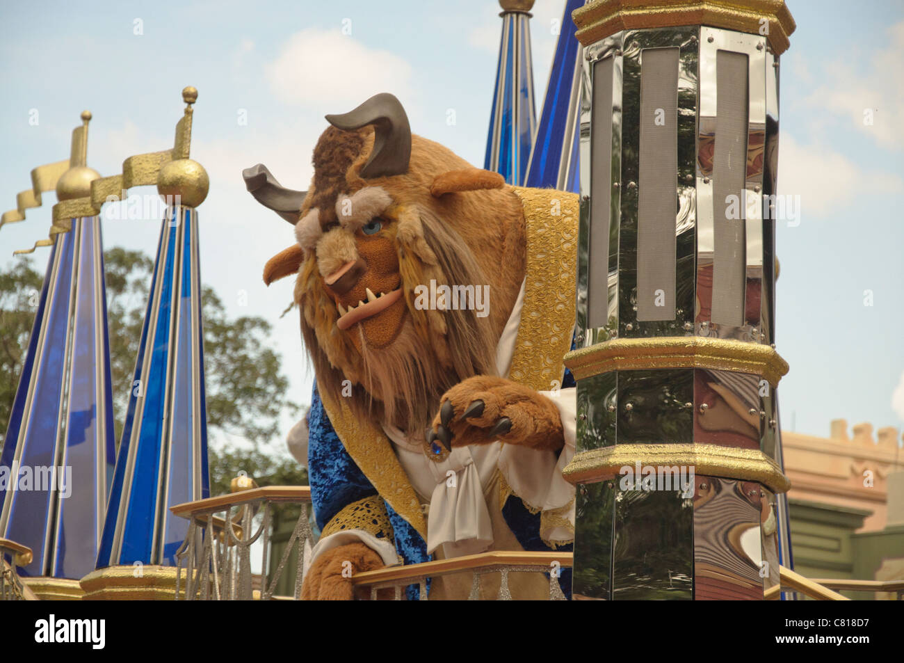 Beauty and the beast disney world hires stock photography and images