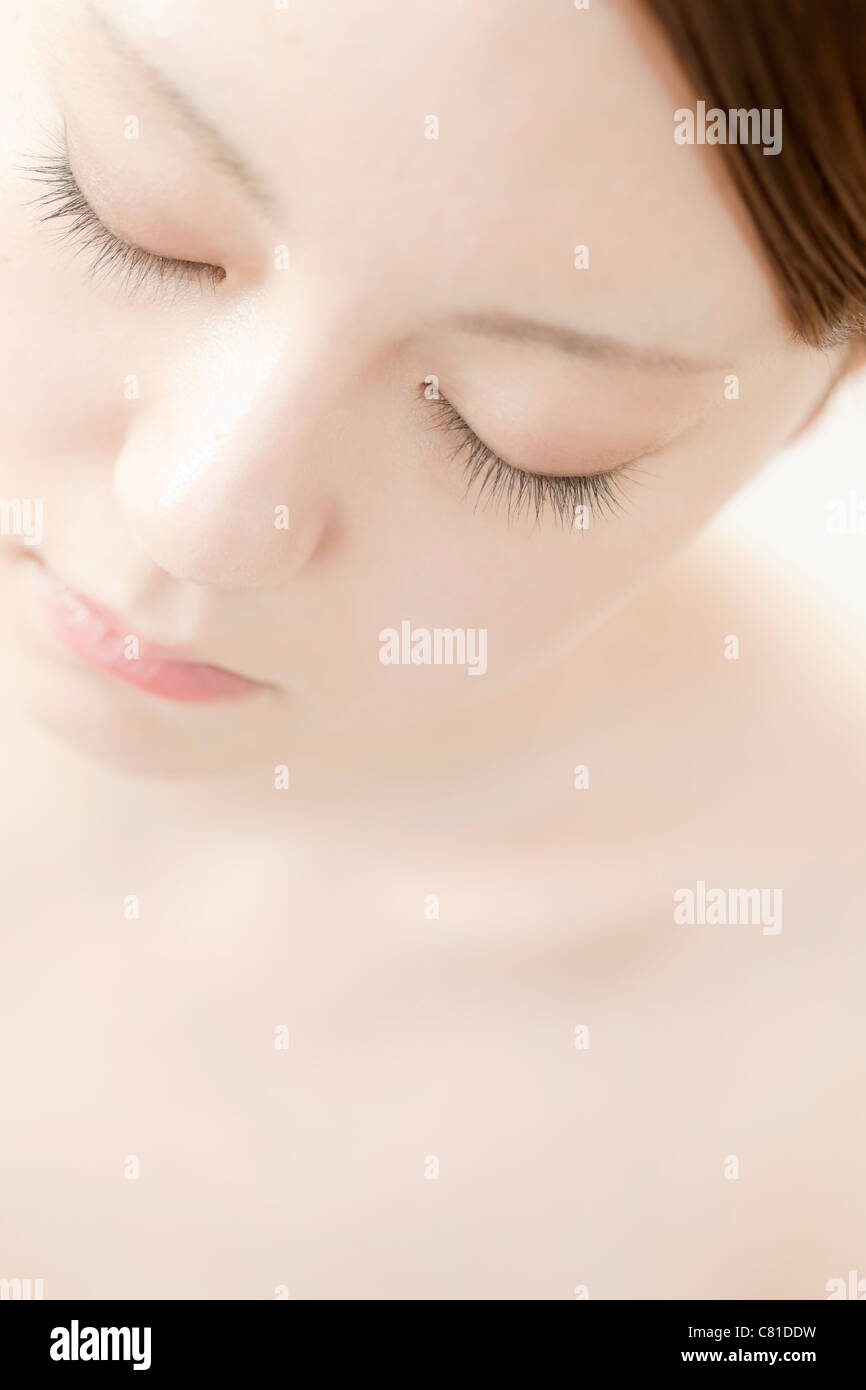 Vertical high angle shot young hi-res stock photography and images - Alamy