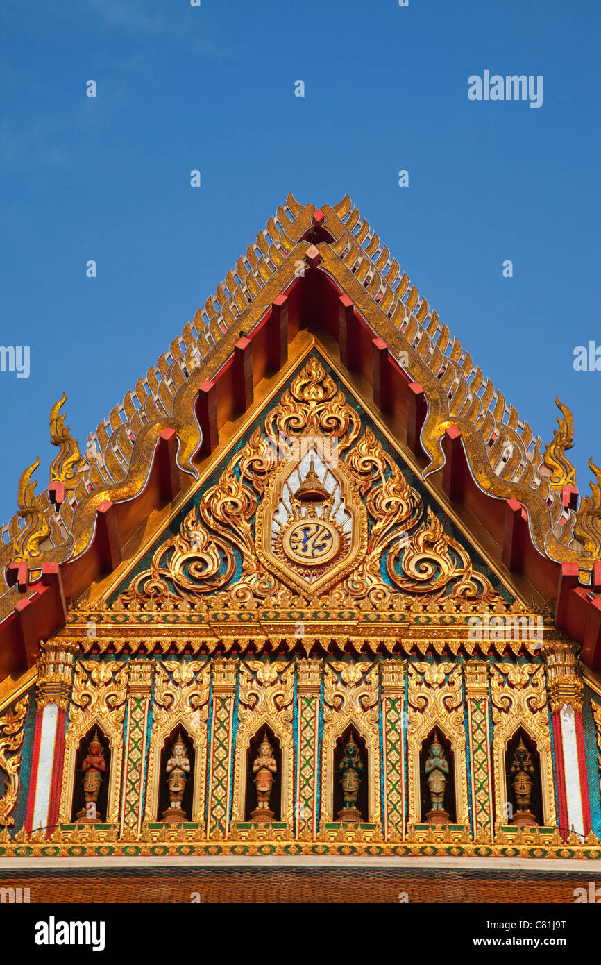 Thailand, Bangkok, Chinatown, Wat Samphanthawongsaram aka Wat Koh Stock Photo