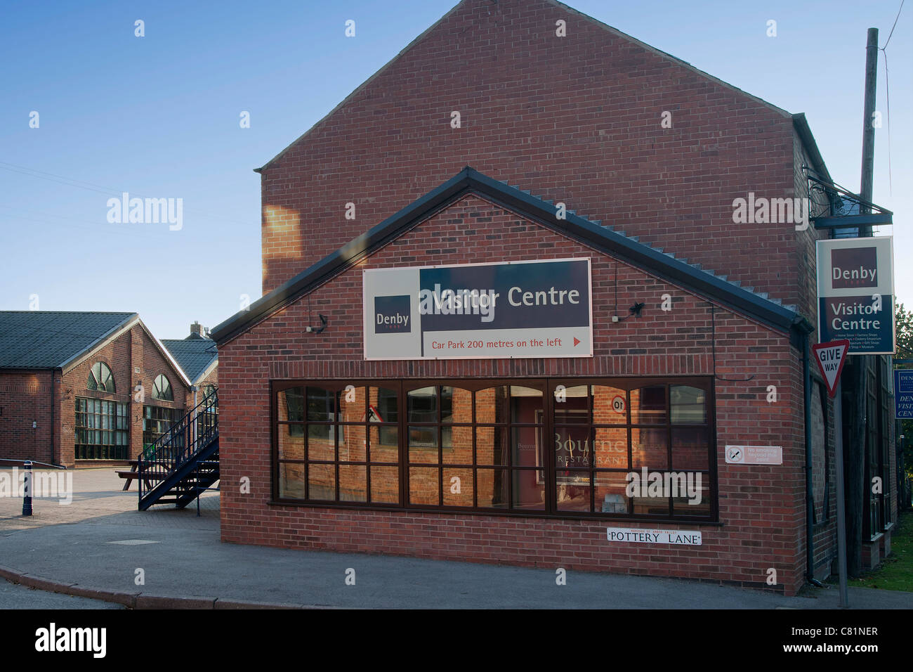 Denby Pottery Factory Visitors Centre, Denby, Derbyshire, England, UK
