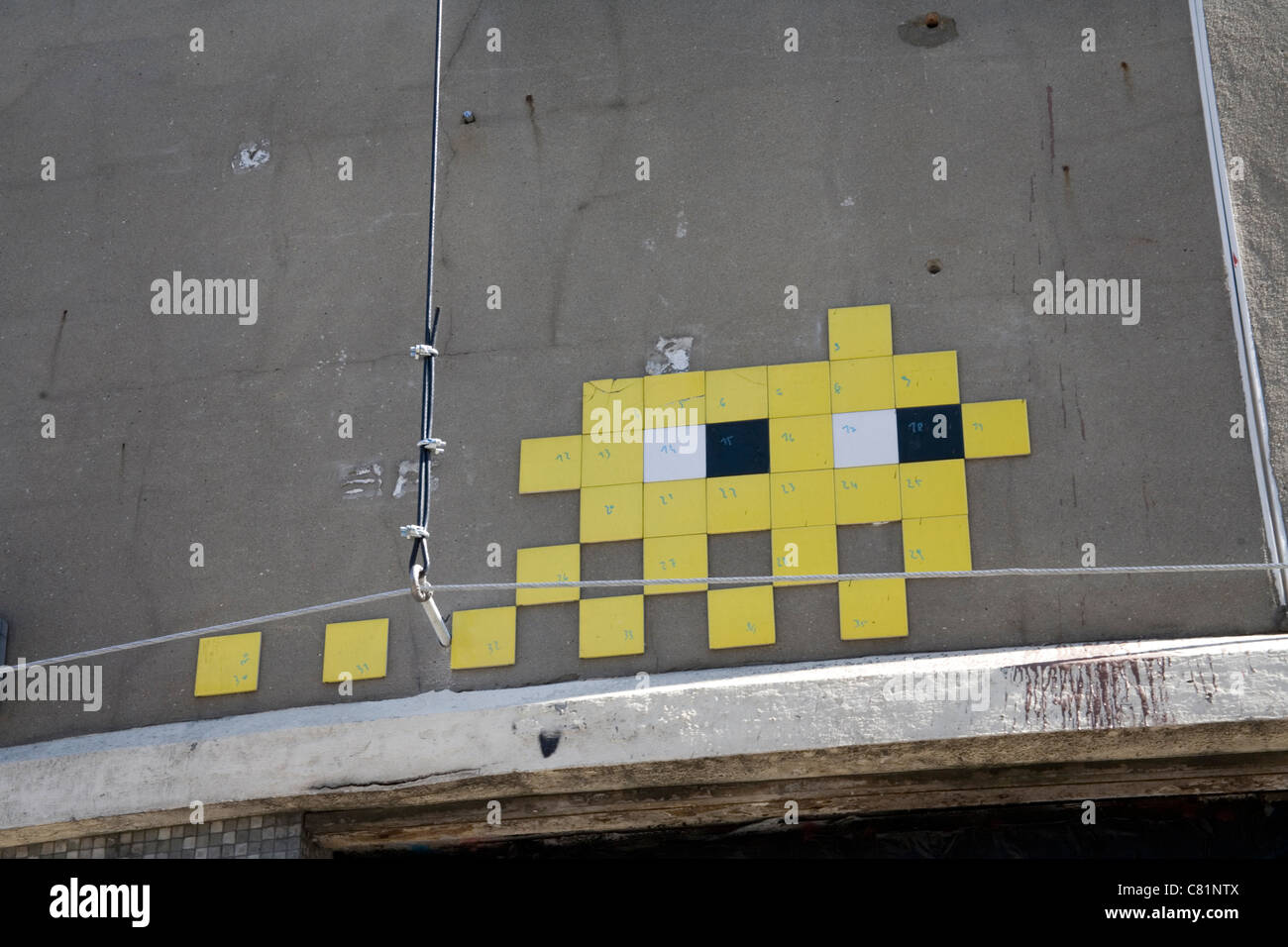 Street Art by Invader Stock Photo - Alamy