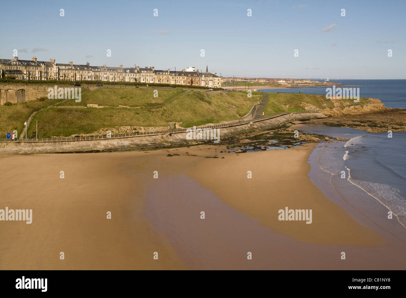 England Tyne&Wear Tynemouth beach Stock Photo