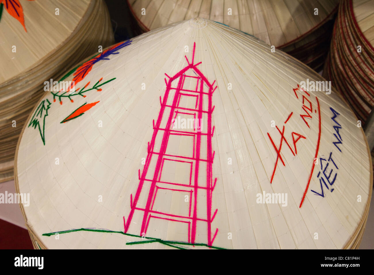 Vietnam, Hanoi, Souvenir Conical Hats Stock Photo Alamy