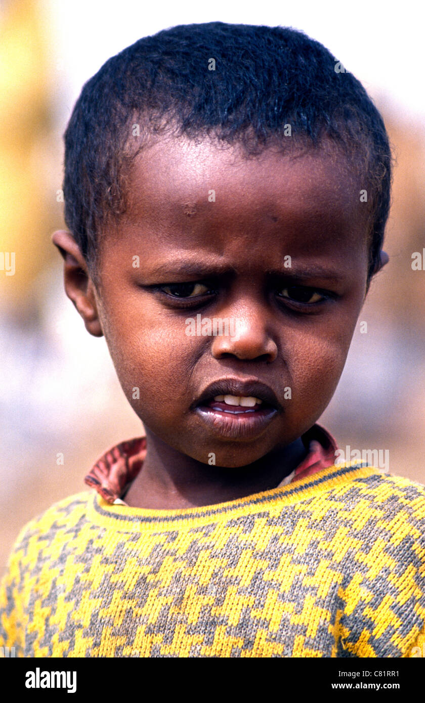 Solamlil boy, Ethiopia Stock Photo