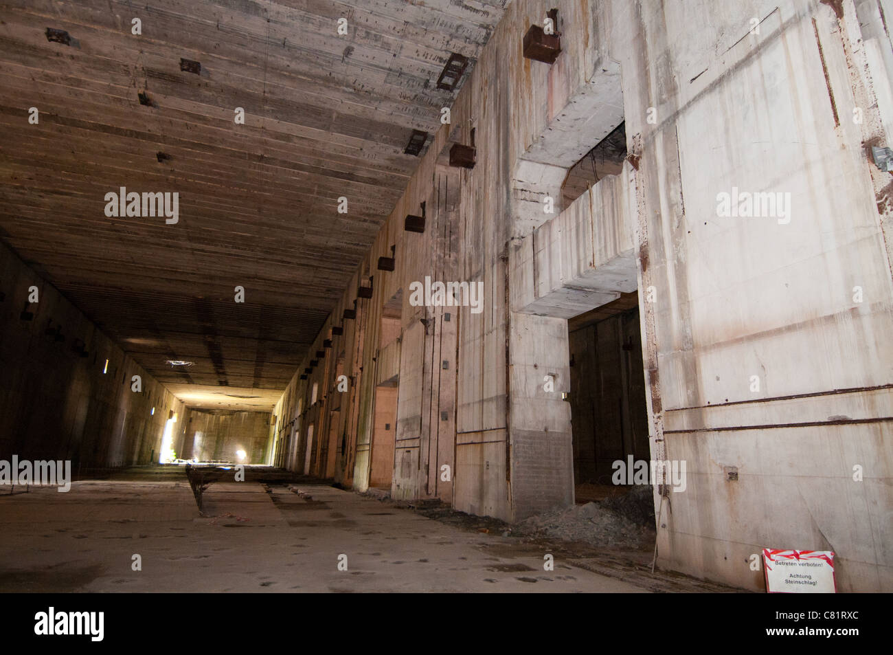 Interior Of Second World War German U Boat Bunker Valentin