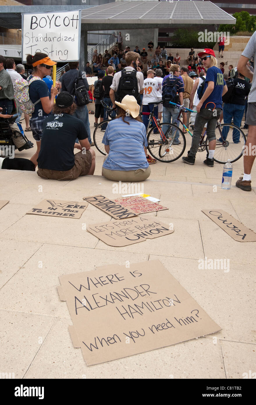 Rally austin city hall hi-res stock photography and images - Alamy