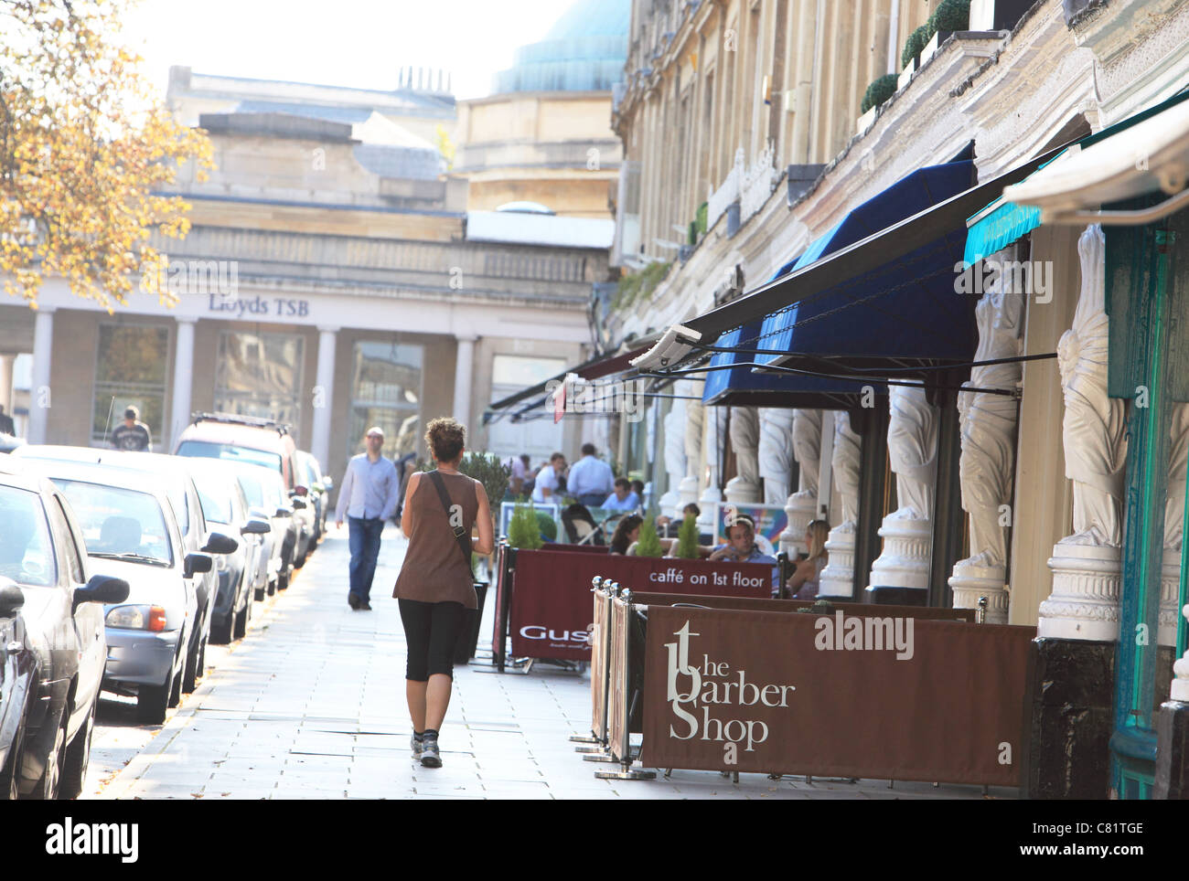 The restaurants of Montpellier Walk, in Cheltenham Spa, Gloucestershire