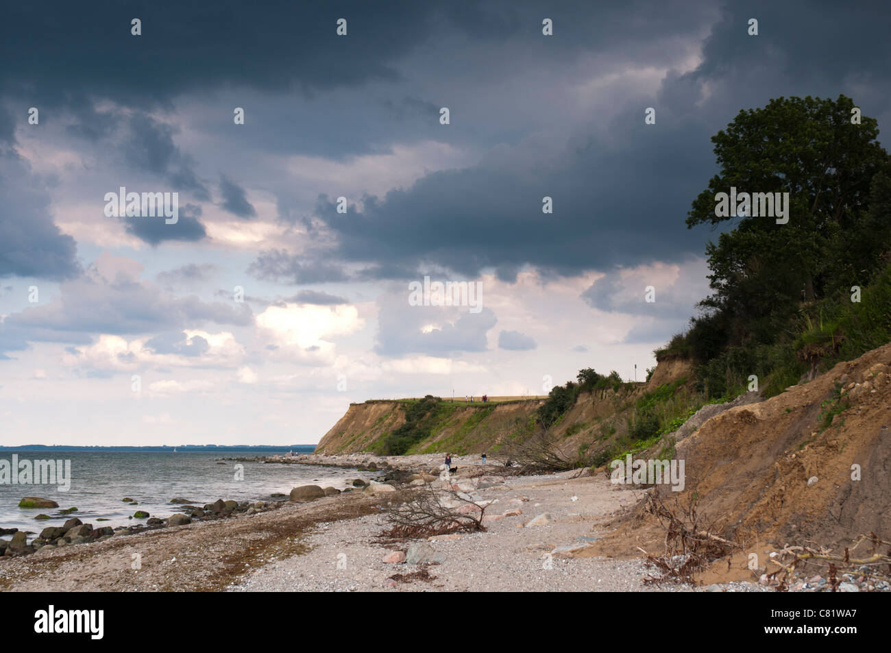 Brodtener Ufer Travemuende Luebeck Bay Baltic Sea Schleswig-Holstein, Germany, Europe Stock Photo