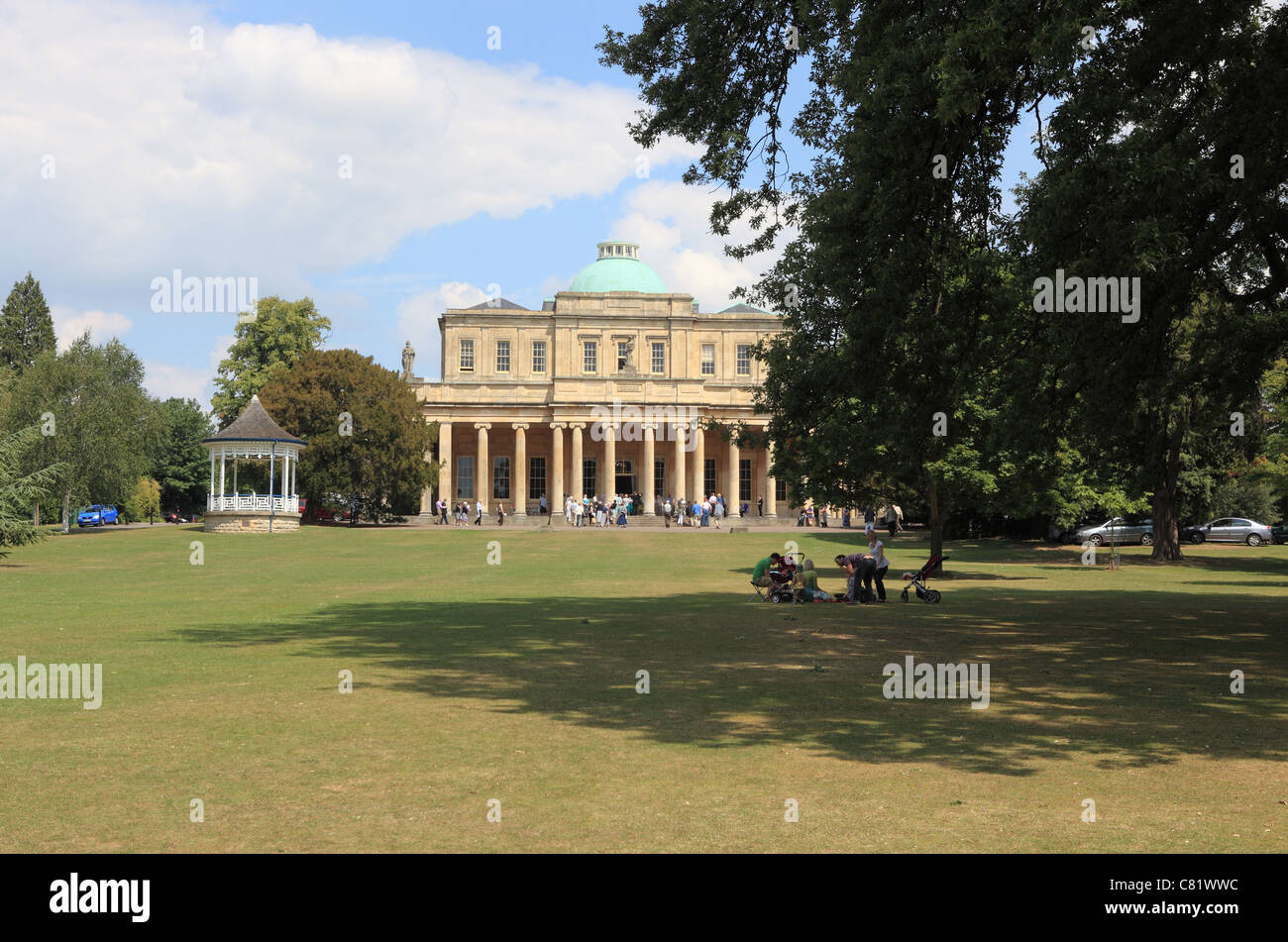 The Pittville Pump Room, Pittville Park, Cheltenham Spa, Gloucestershire, England, UK Stock Photo