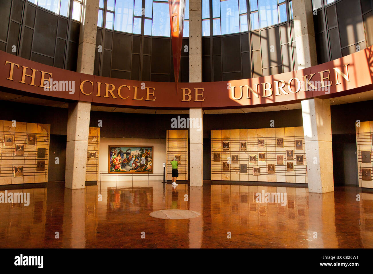 Main Rotunda at the Country Music Hall of Fame, Nashville, Tennessee, USA Stock Photo