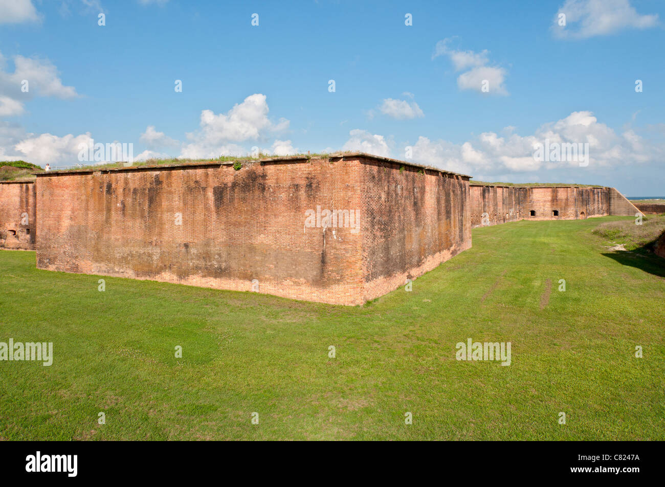 Alabama, Fort Morgan, National Historic Landmark, built to control entrance to Mobile Bay completed 1834 Stock Photo