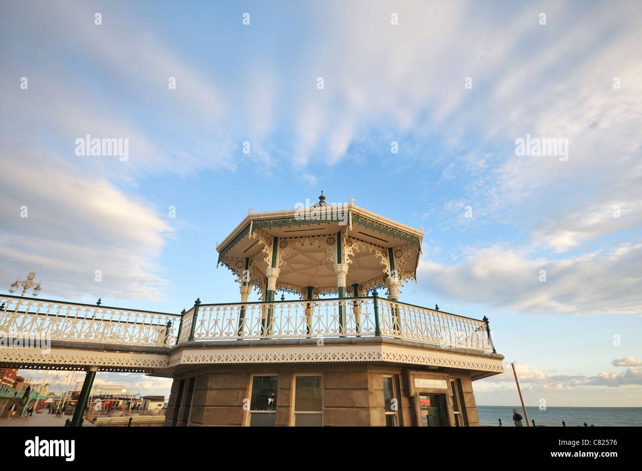 The Recently Renovated Victorian Brighton Bandstand Birdcage 