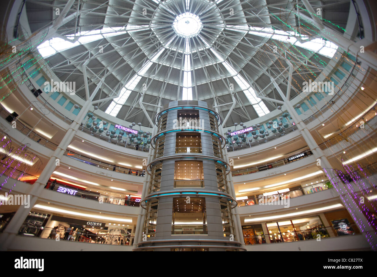 Suria KLCC shopping center at Menara Petronas towers, Kuala Lumpur, Malaysia Stock Photo