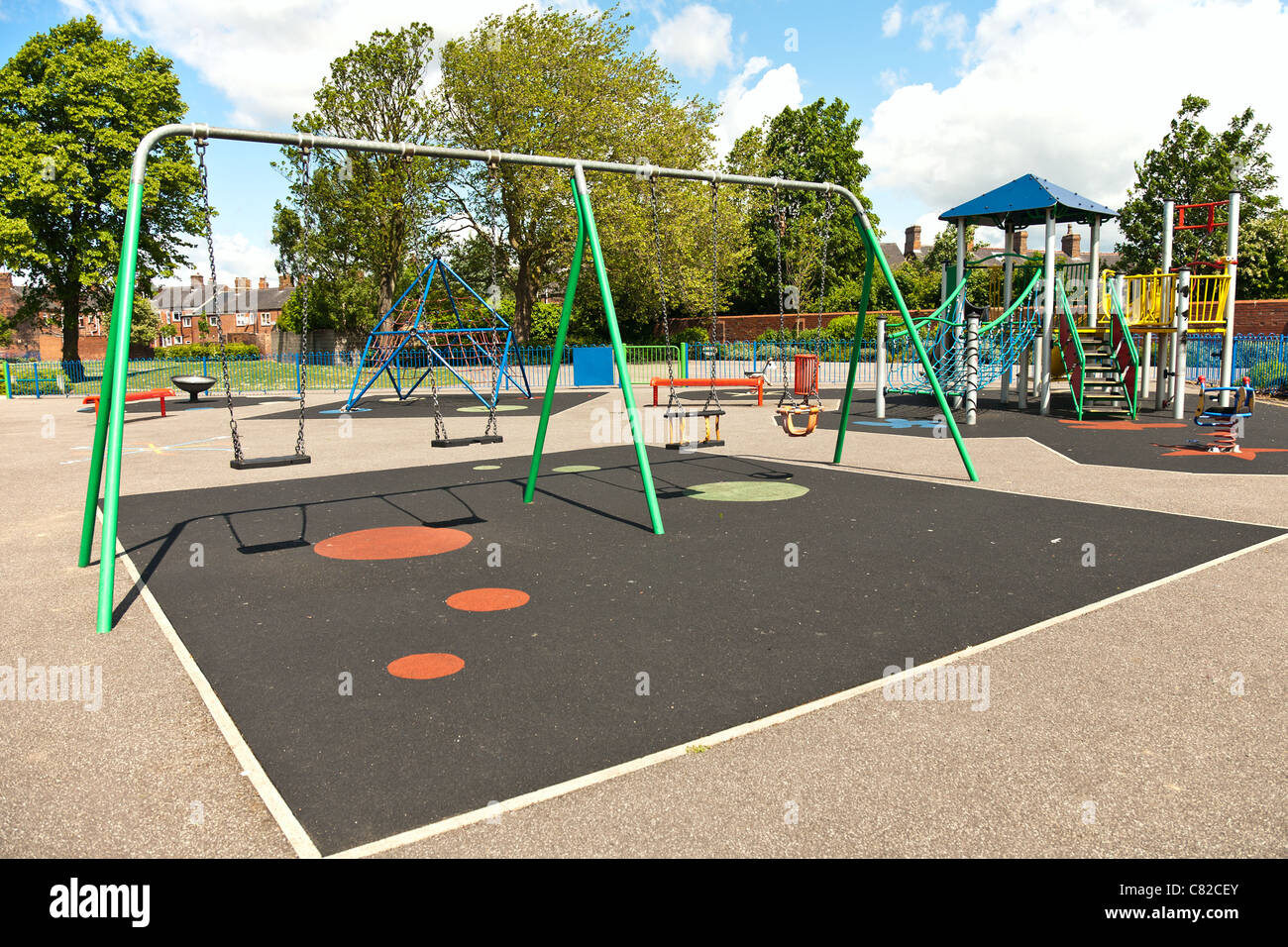 children playground equipment Stock Photo Alamy