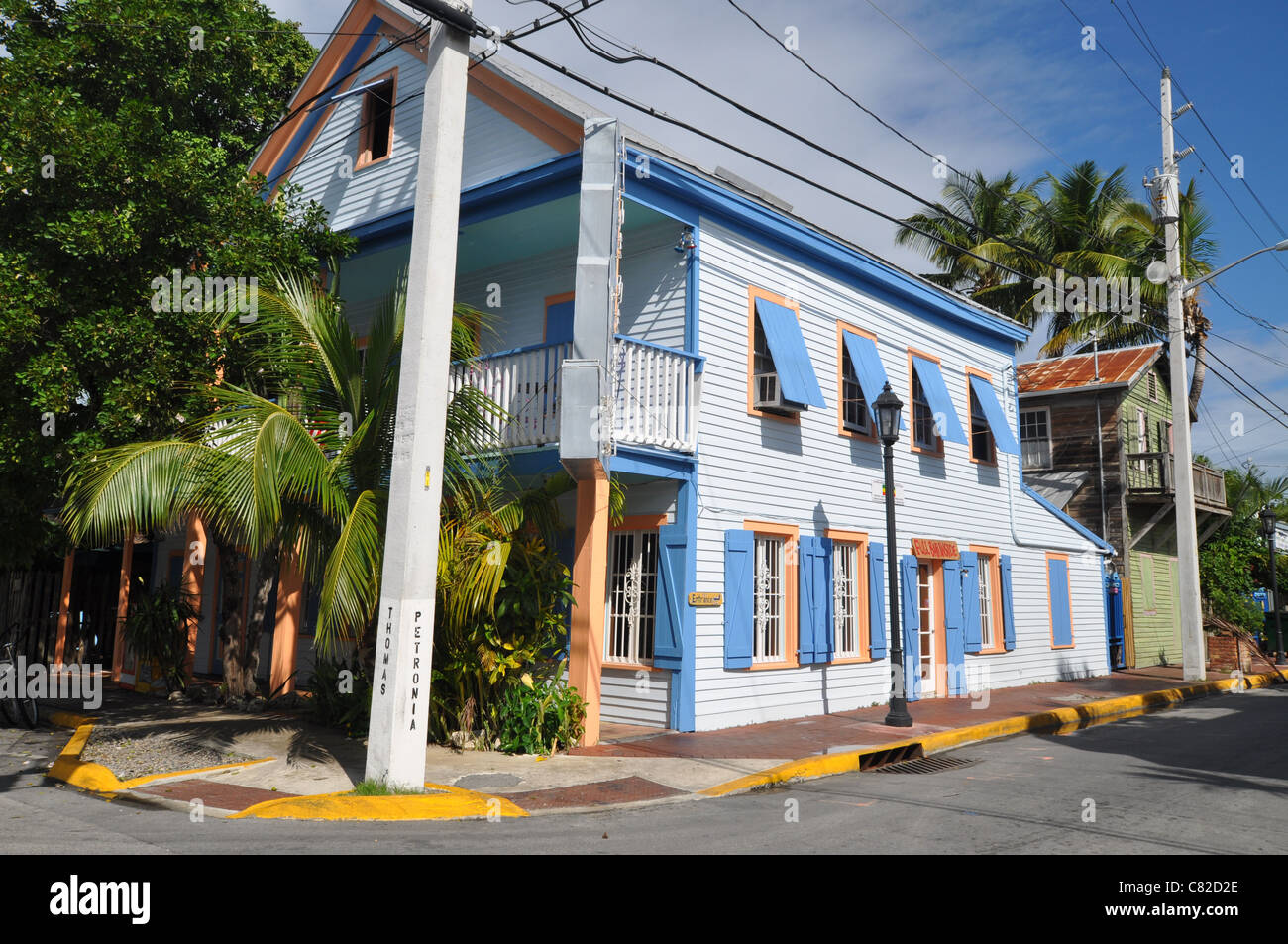 Key West, FL - Blue Heaven Restaurant Stock Photo