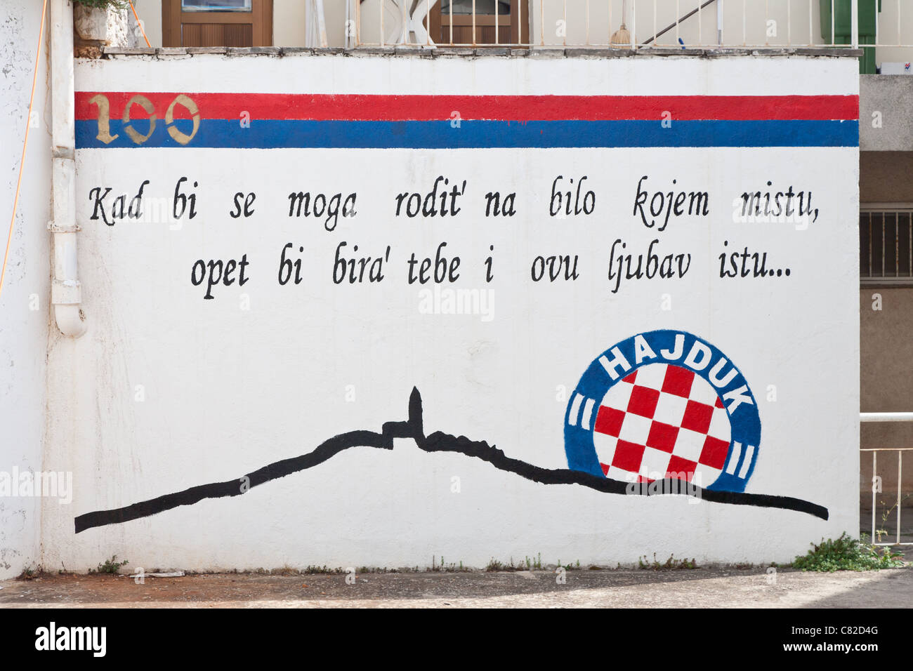 Hajduk Split Mural, Croatia