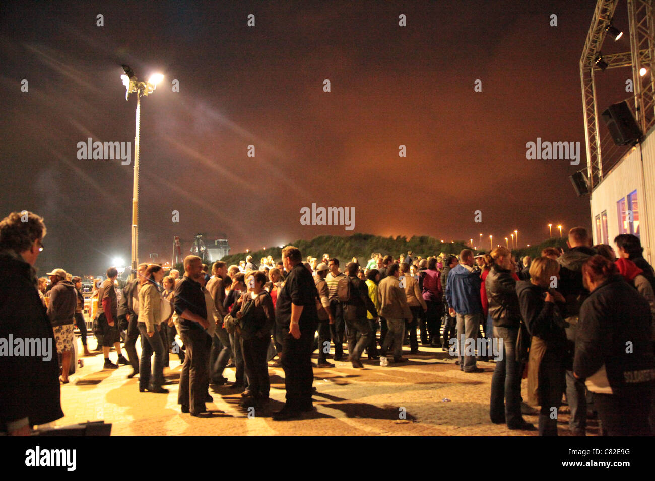 Menschenmenge, Crowd Stock Photo