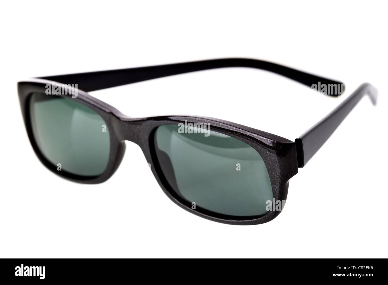 Black sunglasses isolated over the white background Stock Photo