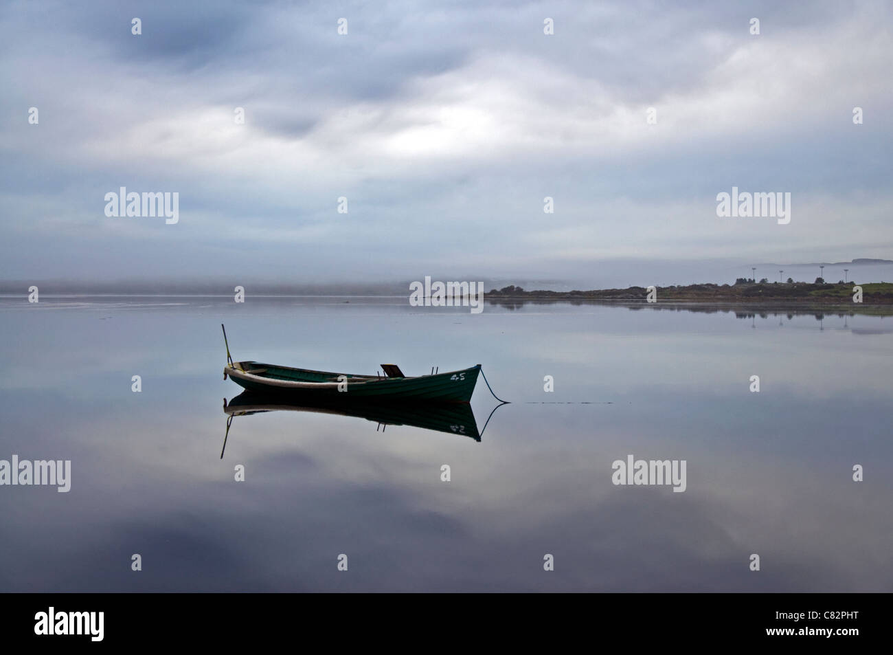Reflection in sea boat hi-res stock photography and images - Alamy