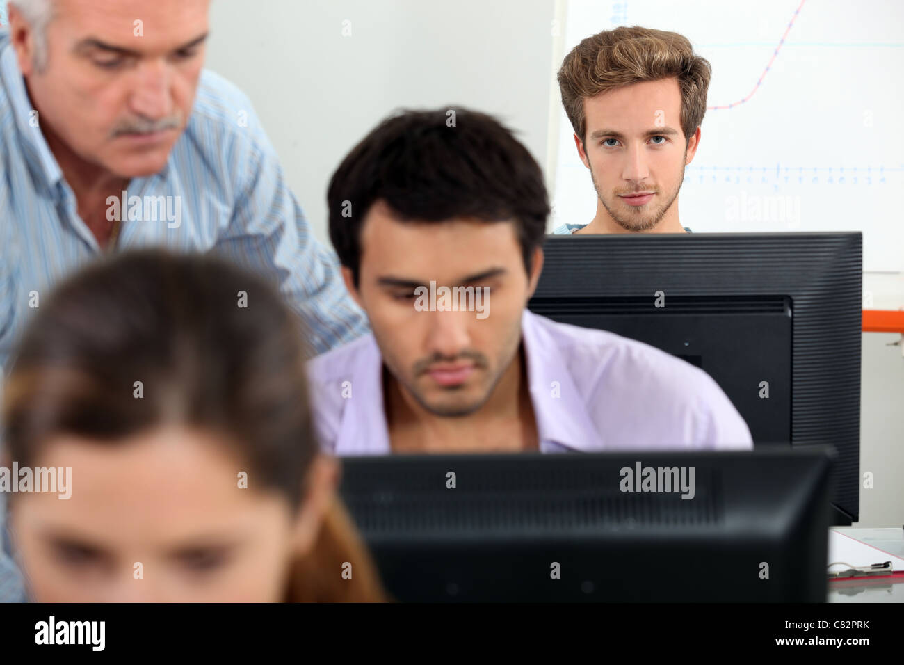 School ict teacher hi-res stock photography and images - Alamy