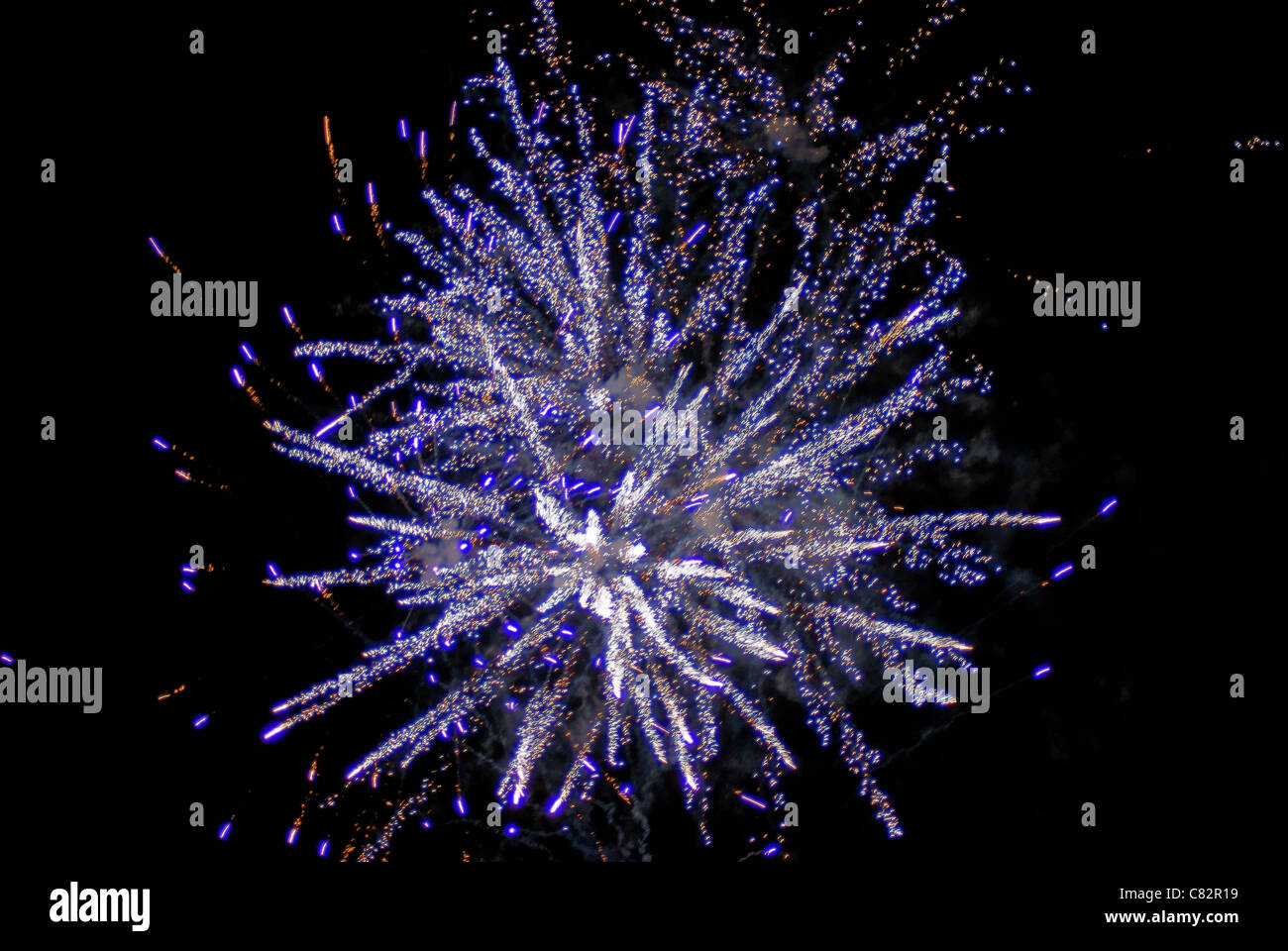 New Years Eve Fireworks Stock Photo Alamy