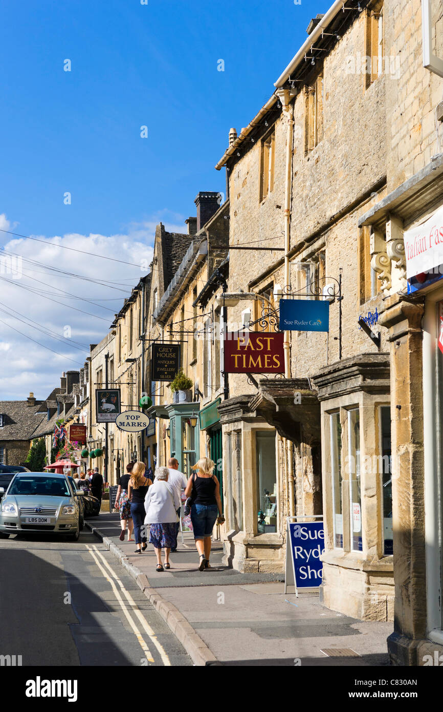 Shops on The Square, StowontheWold, Gloucestershire, England, UK