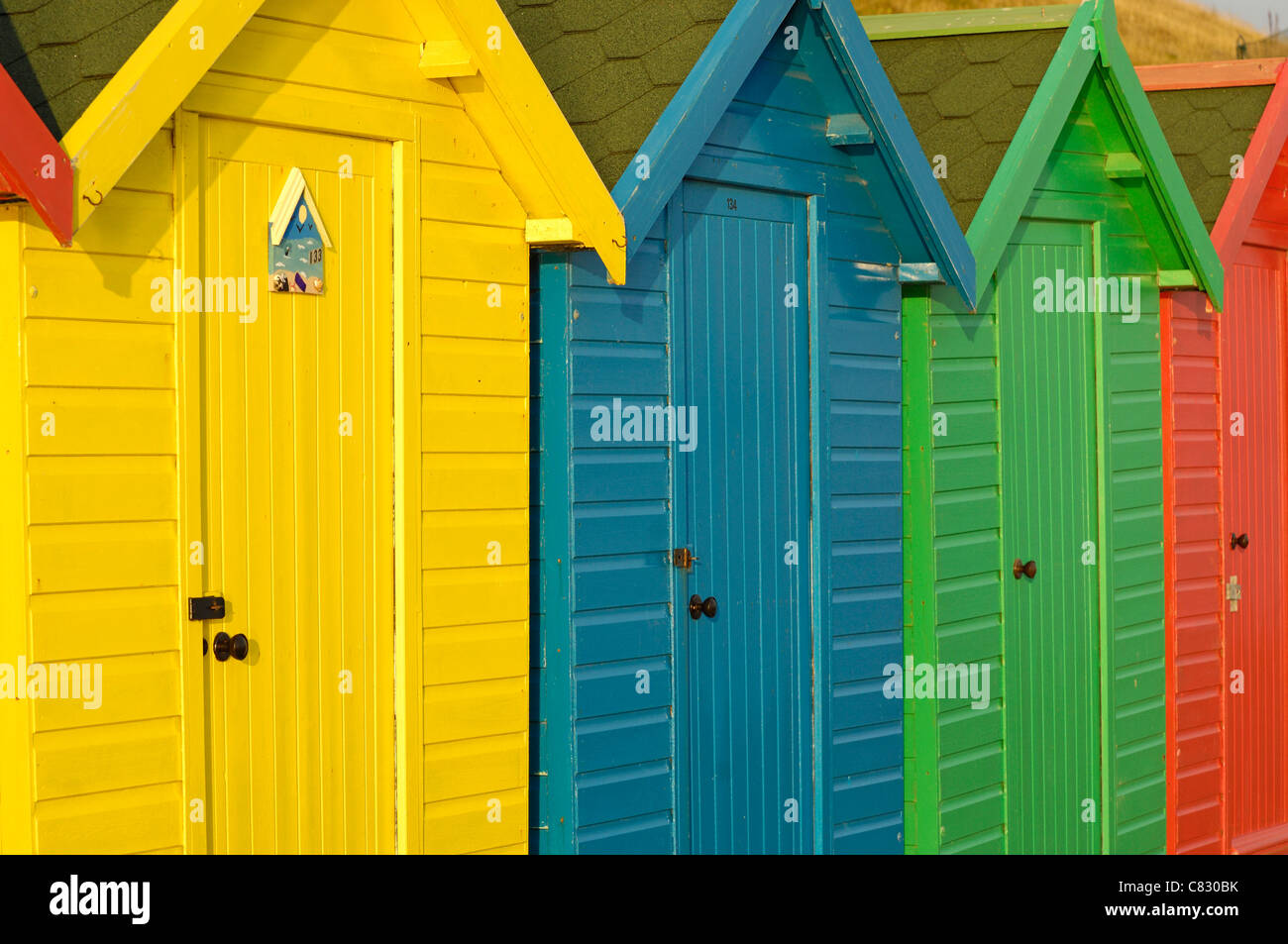 Seafront Chalets Stock Photos Seafront Chalets Stock Images Alamy