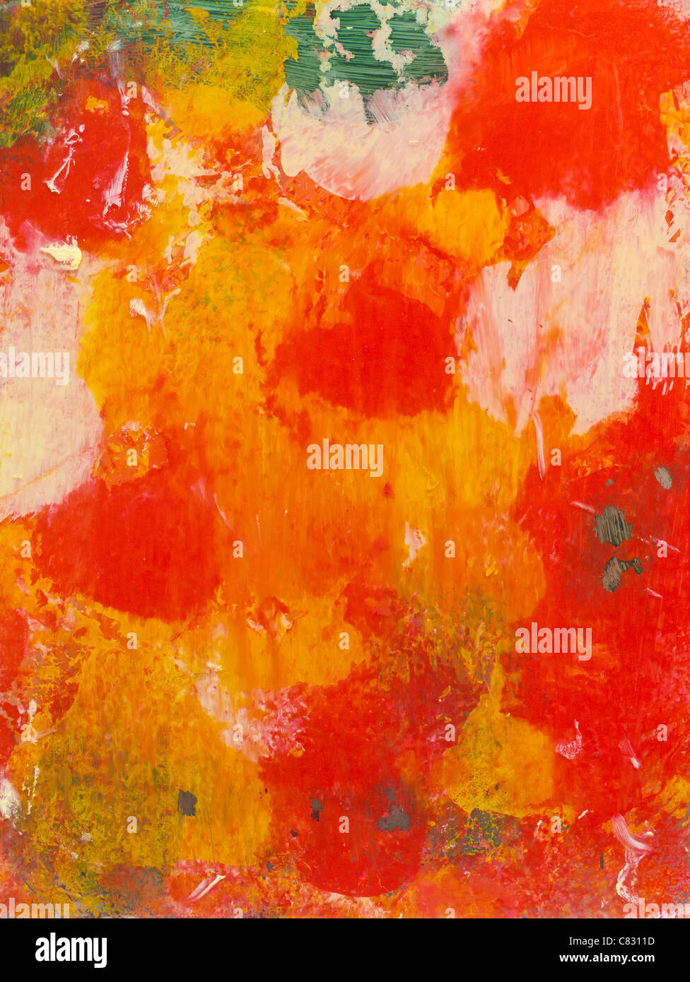 Paint on Glass Stock Photo Alamy