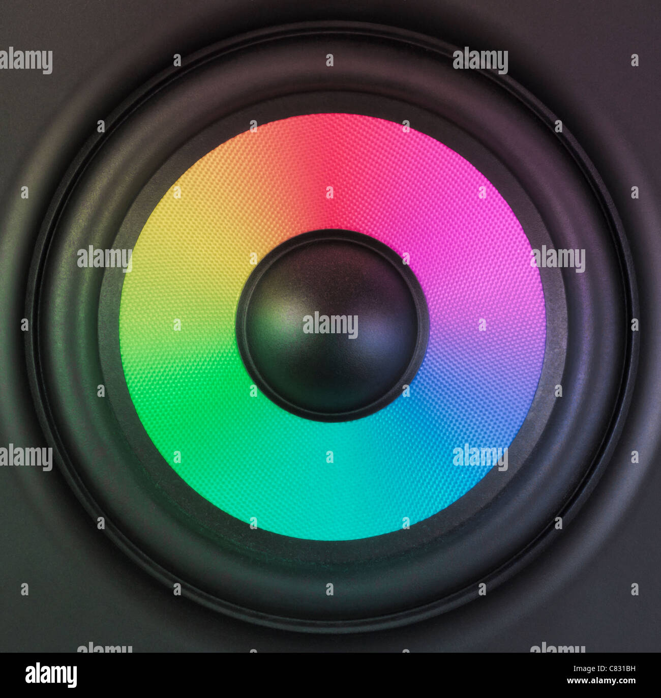 Rainbow Speaker Stock Photo