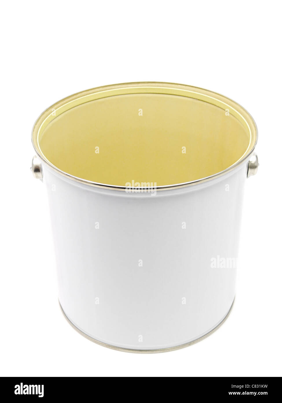 Empty Paint Can Stock Photo Alamy