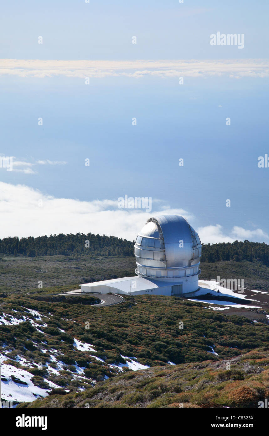 Gran Telescopio de Canarias, one of the worlds largest telescopes, on