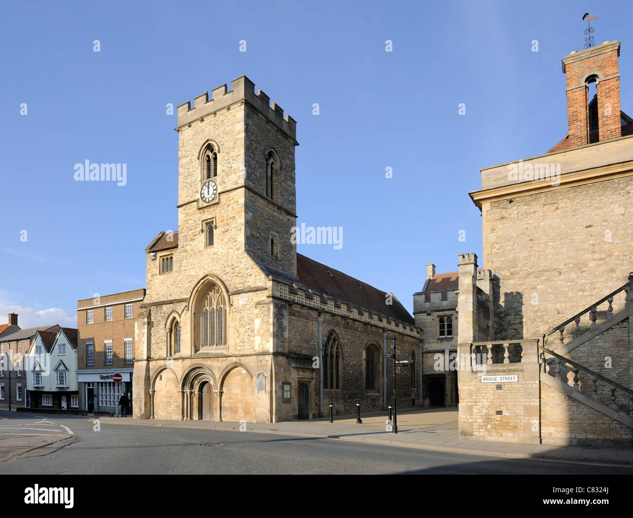 1170 St Nicolas Church, Abingdon, Oxfordshire Stock Photo