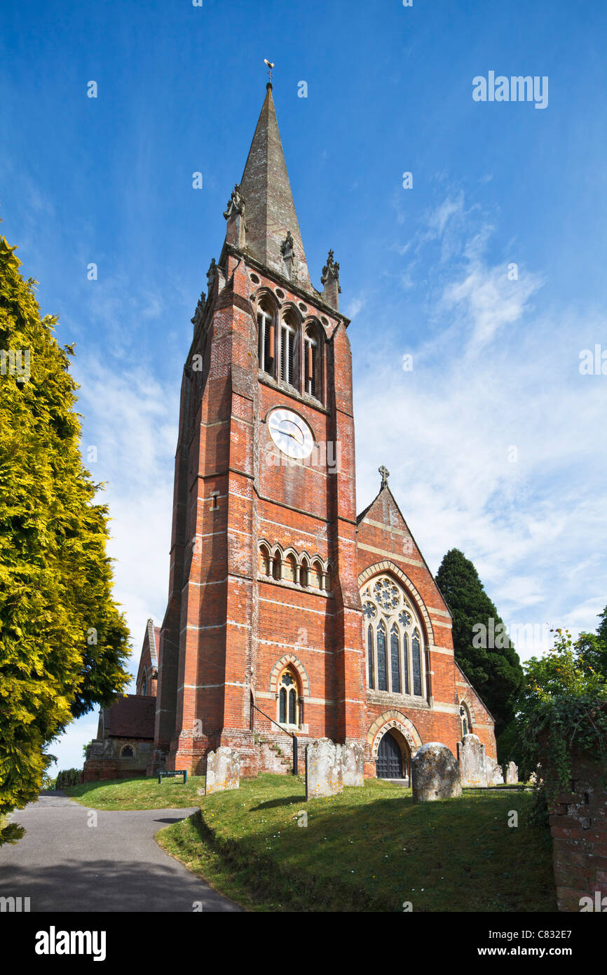 St Michael & All Angels Church, Lyndhurst, New Forest Stock Photo