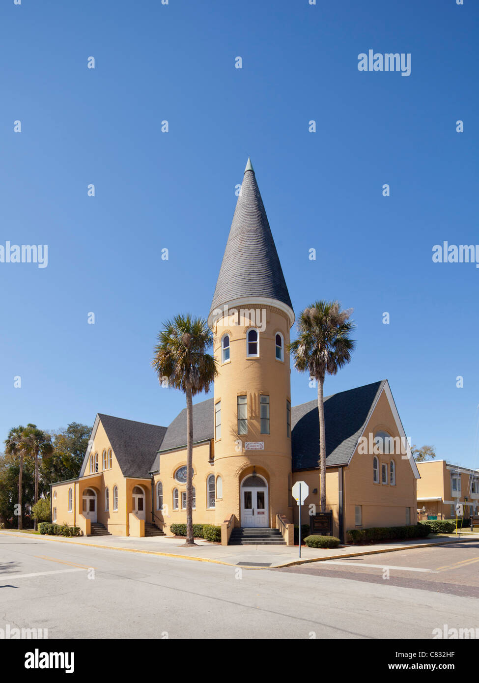 Ancient City Baptist Church, St Augustine Stock Photo