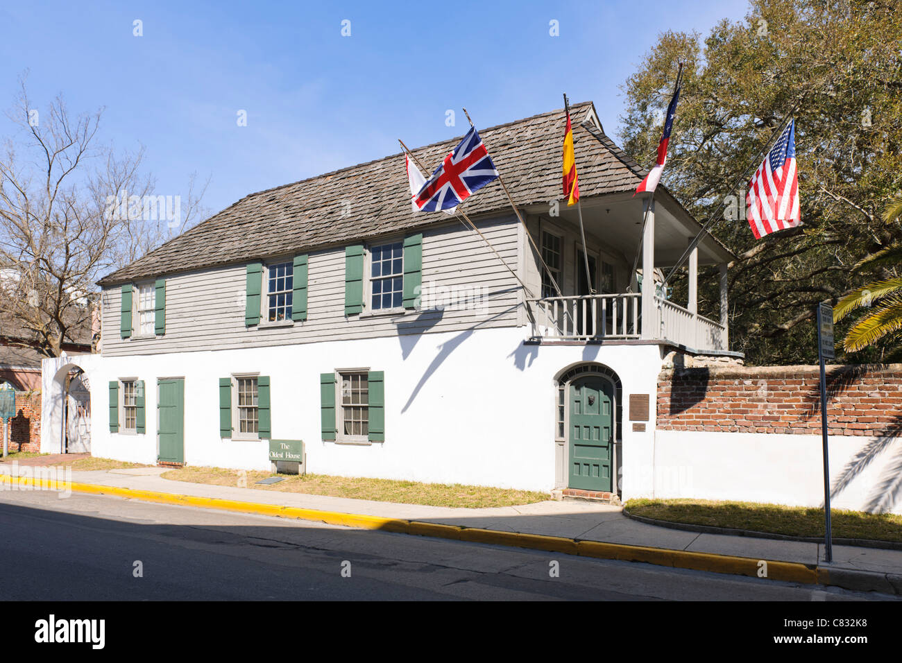 Oldest House, St Augustine Stock Photo